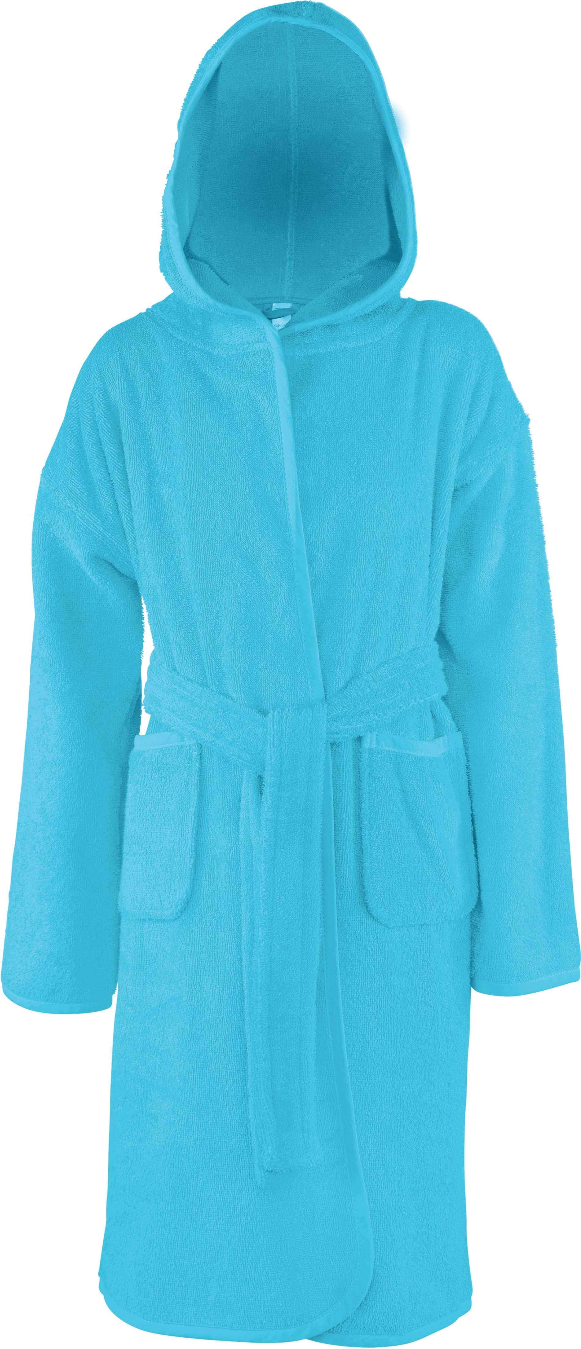 Peignoir enfant éponge K125 - Turquoise