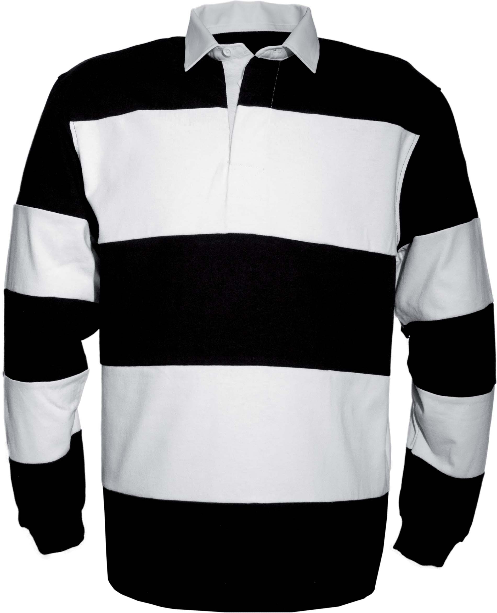 Polo rugby K215 - Black / White