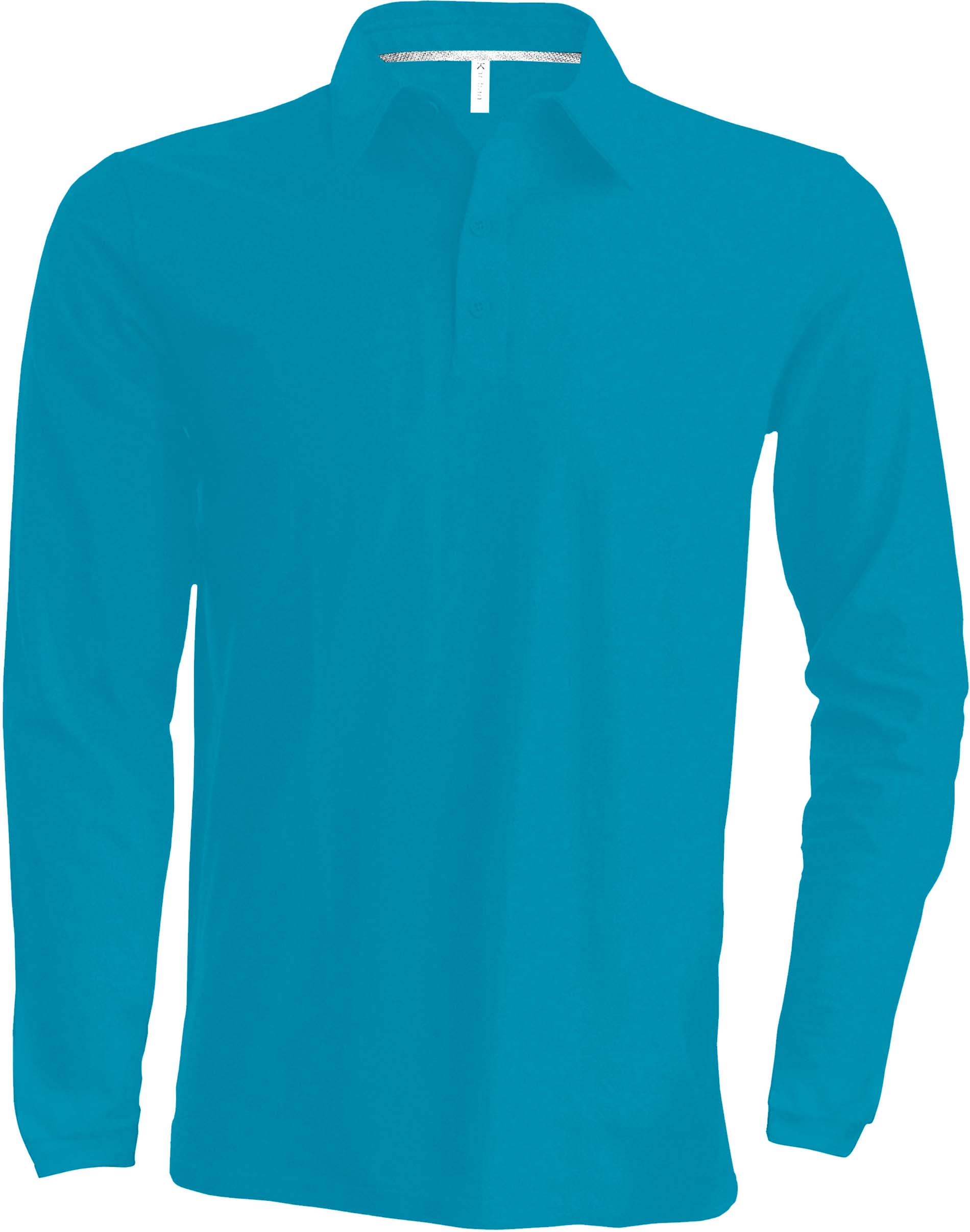 Polo homme manches longues K243 - Tropical Blue