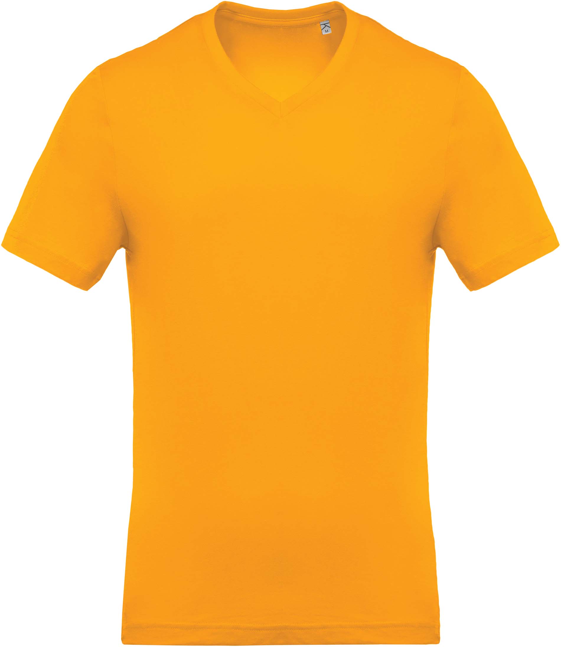 T-shirt homme col V manches courtes K370 - Yellow