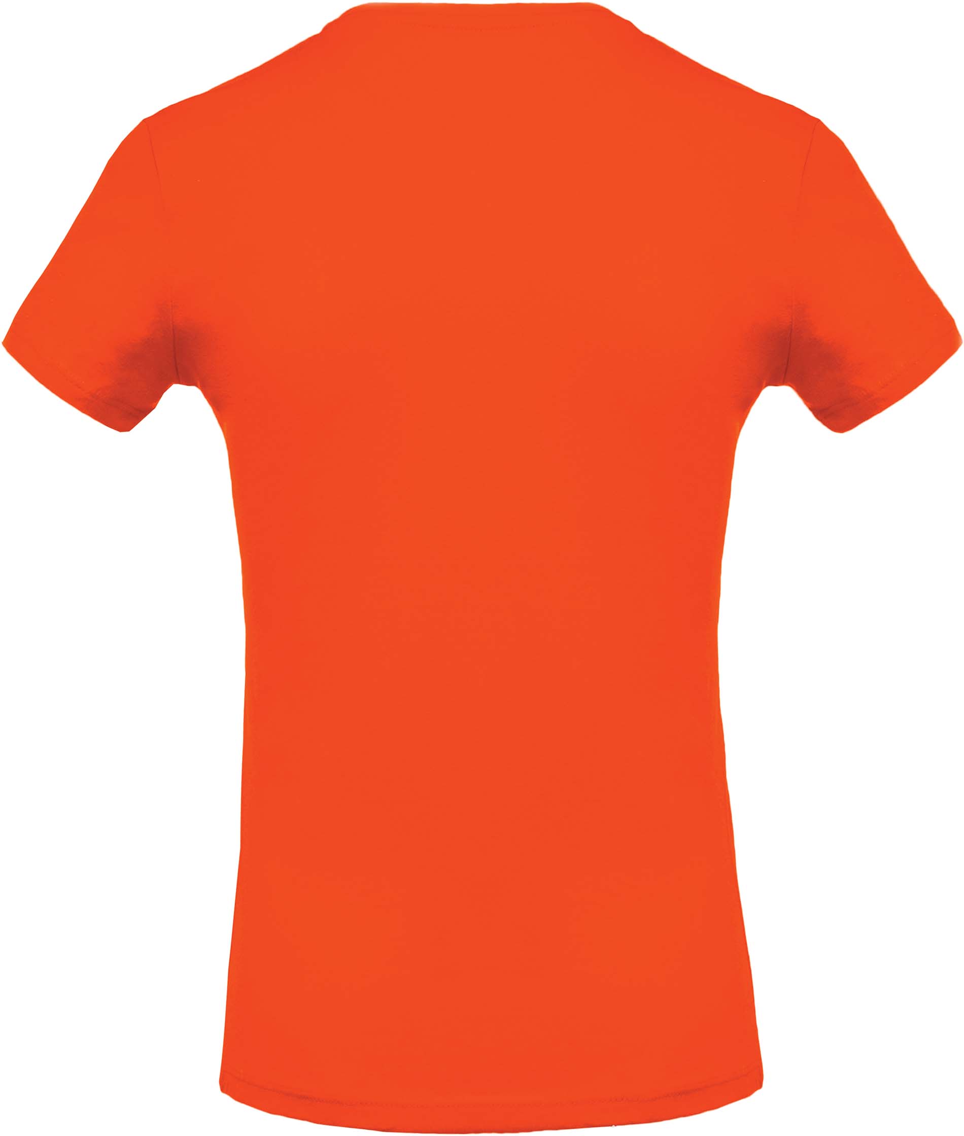 T-shirt femme col rond manches courtes K389 - Orange