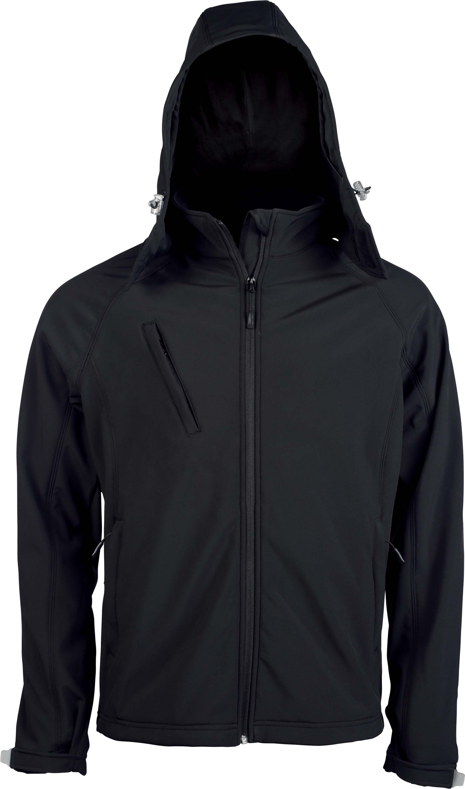 Veste softshell homme capuche K413 - Black