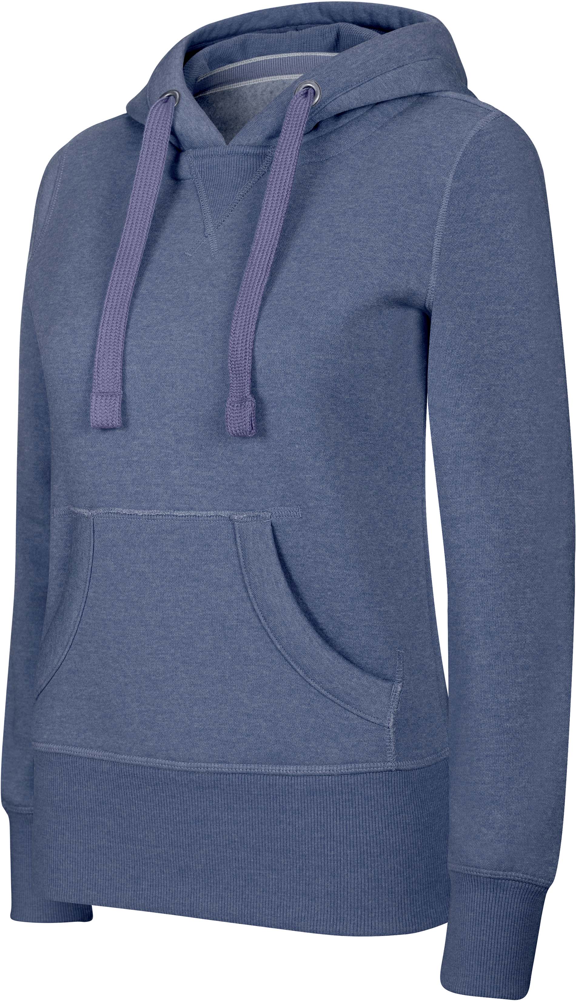 Sweat-shirt homme capuche bio K463 - Blue Heather