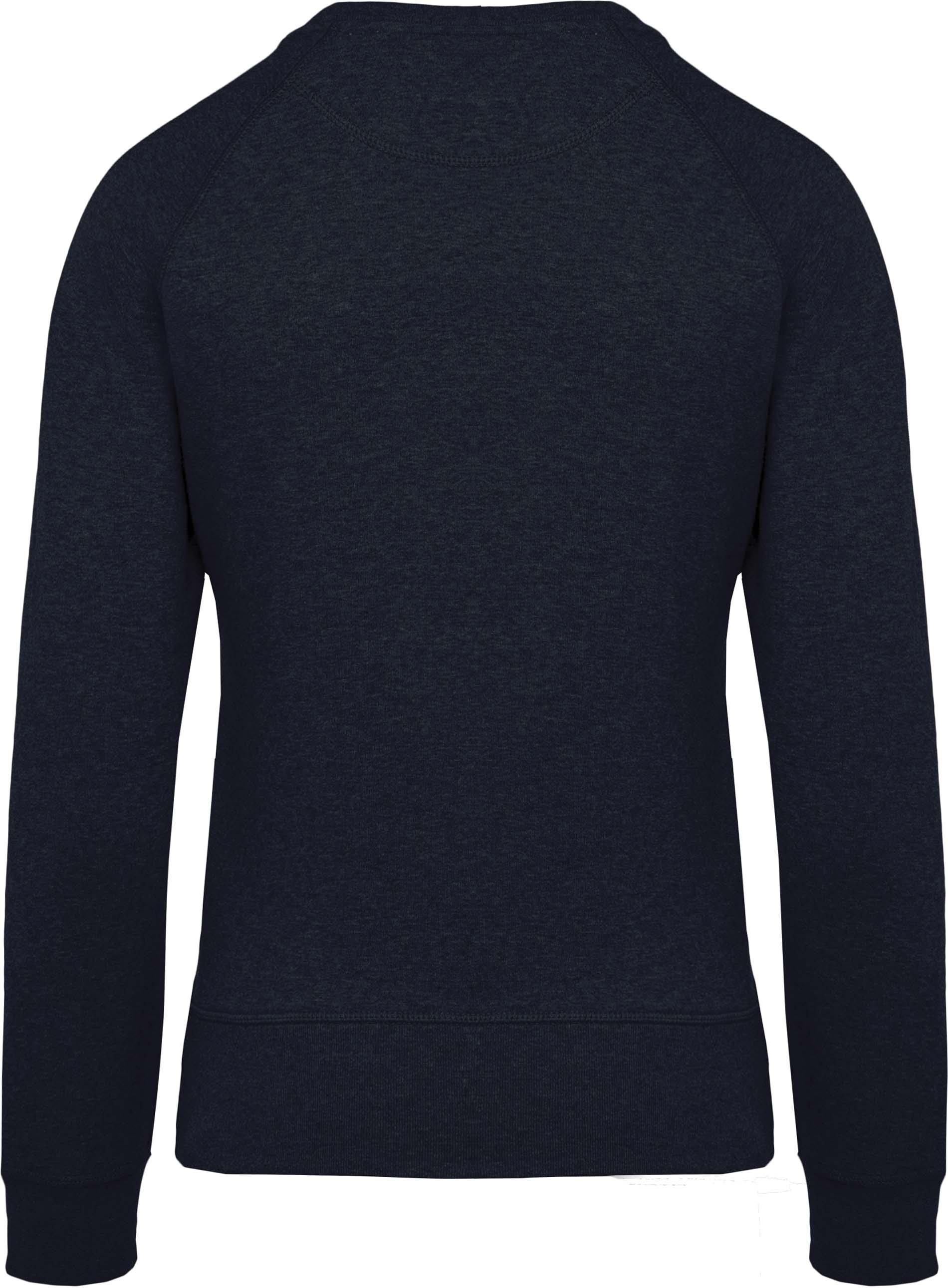 Sweat-shirt femme bio col rond manches raglan K481 - French Navy Heather