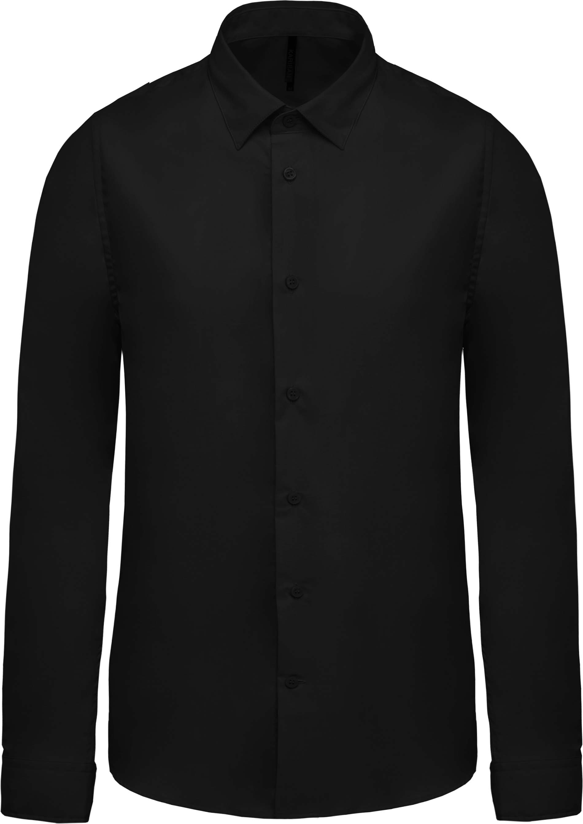Chemise manches longues homme popeline K513 - Black