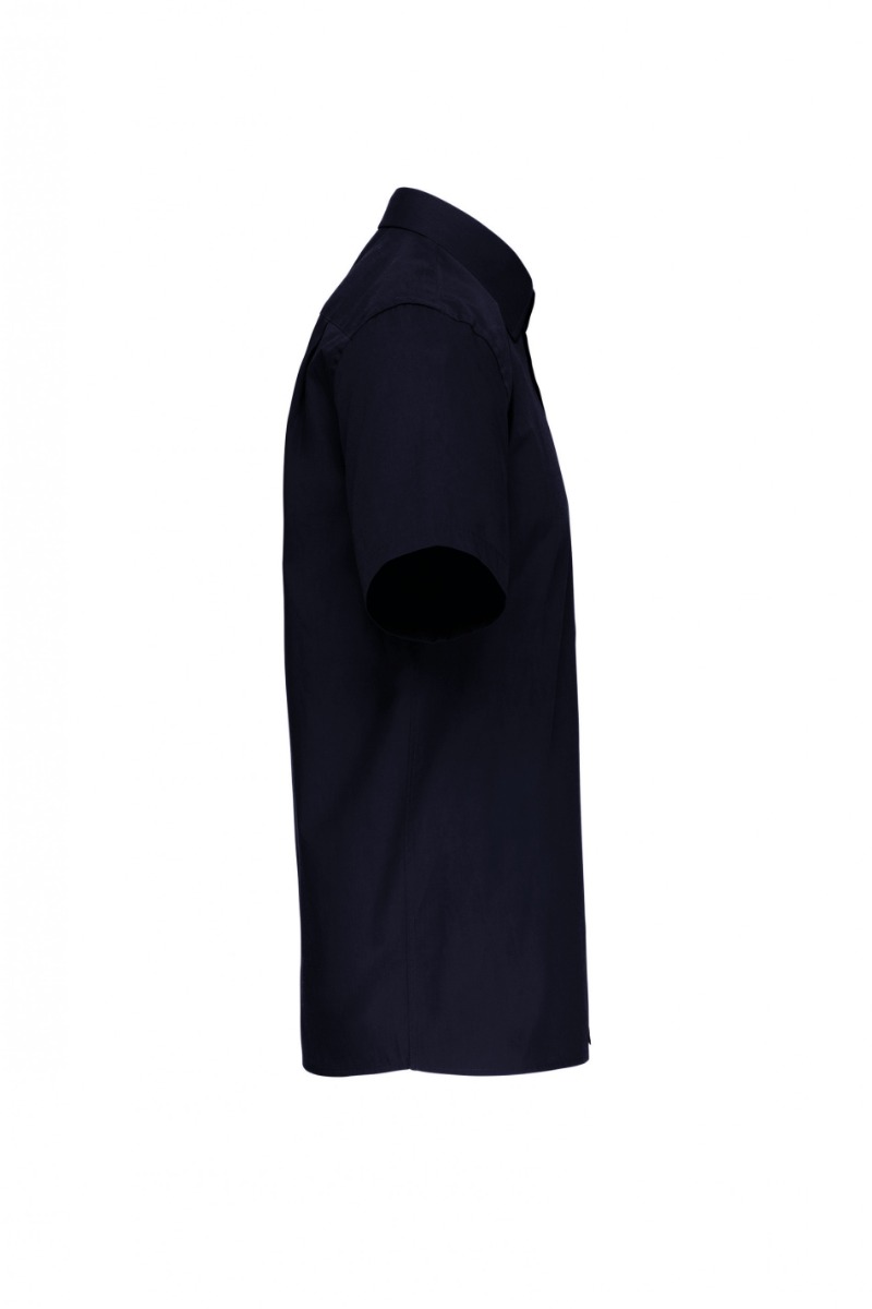 Chemise homme manches courtes Popeline K543 - Navy