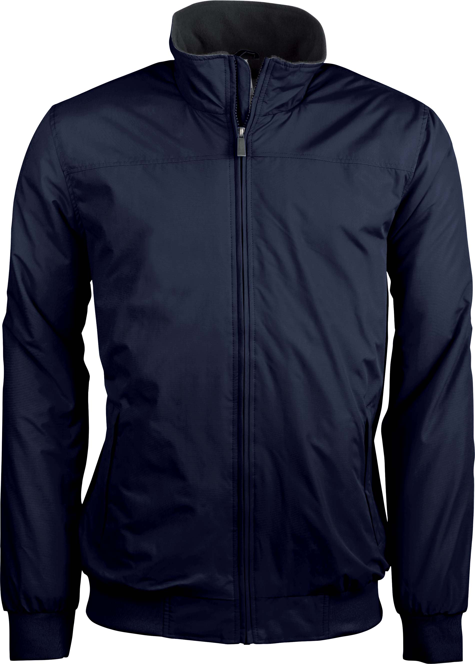 Blouson doublé polaire K607 - Navy / Light Grey