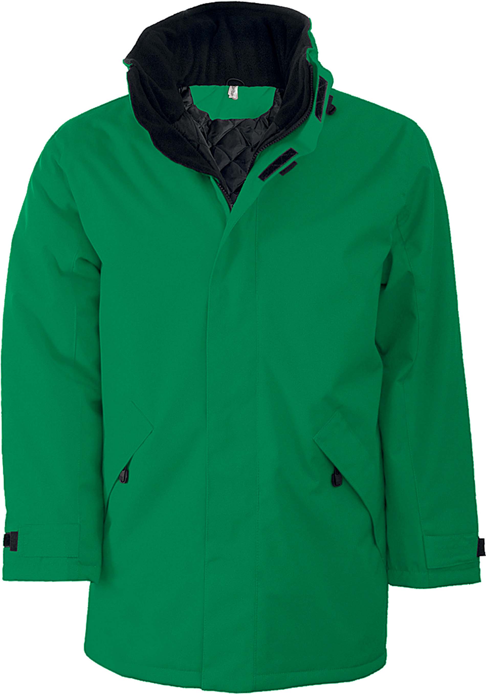 Parka doublure matelassée K677 - Kelly Green