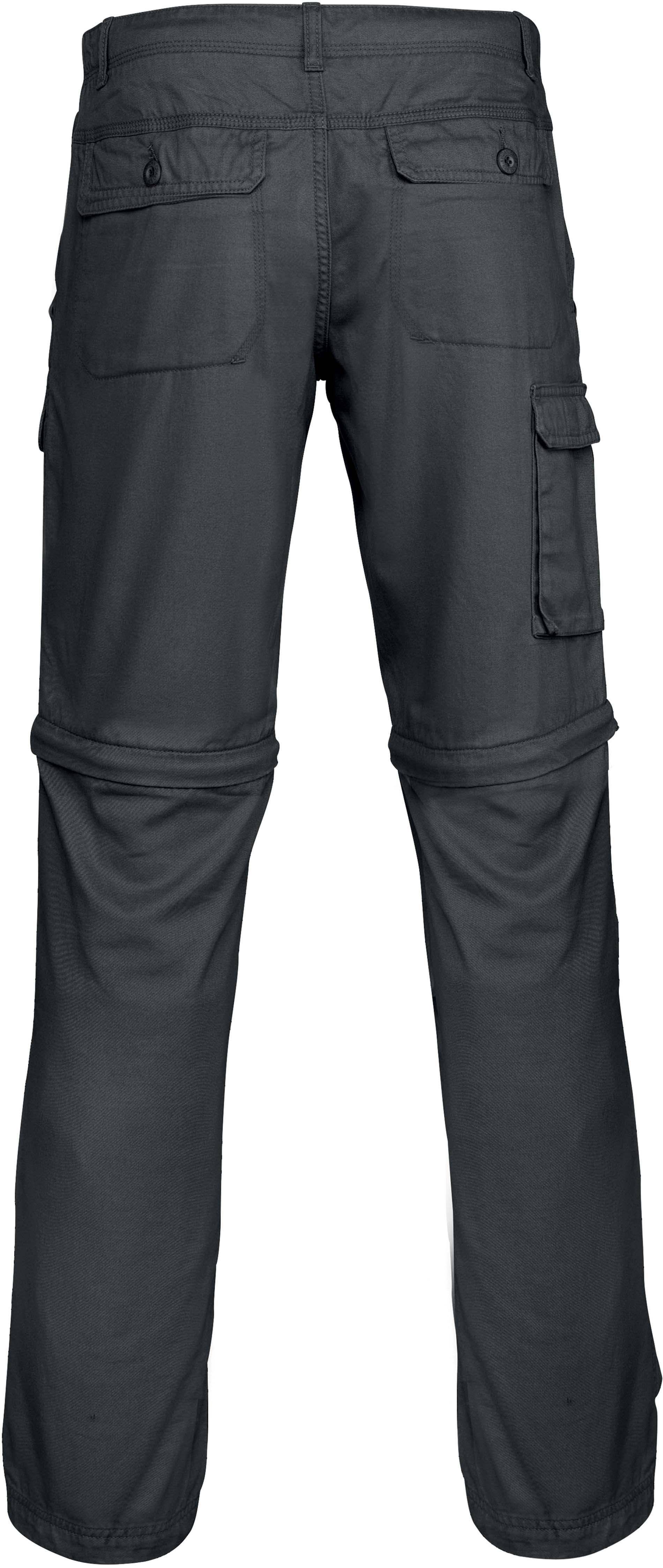 Pantalon 2 en 1 multipoches transformable en bermuda K785 - Black