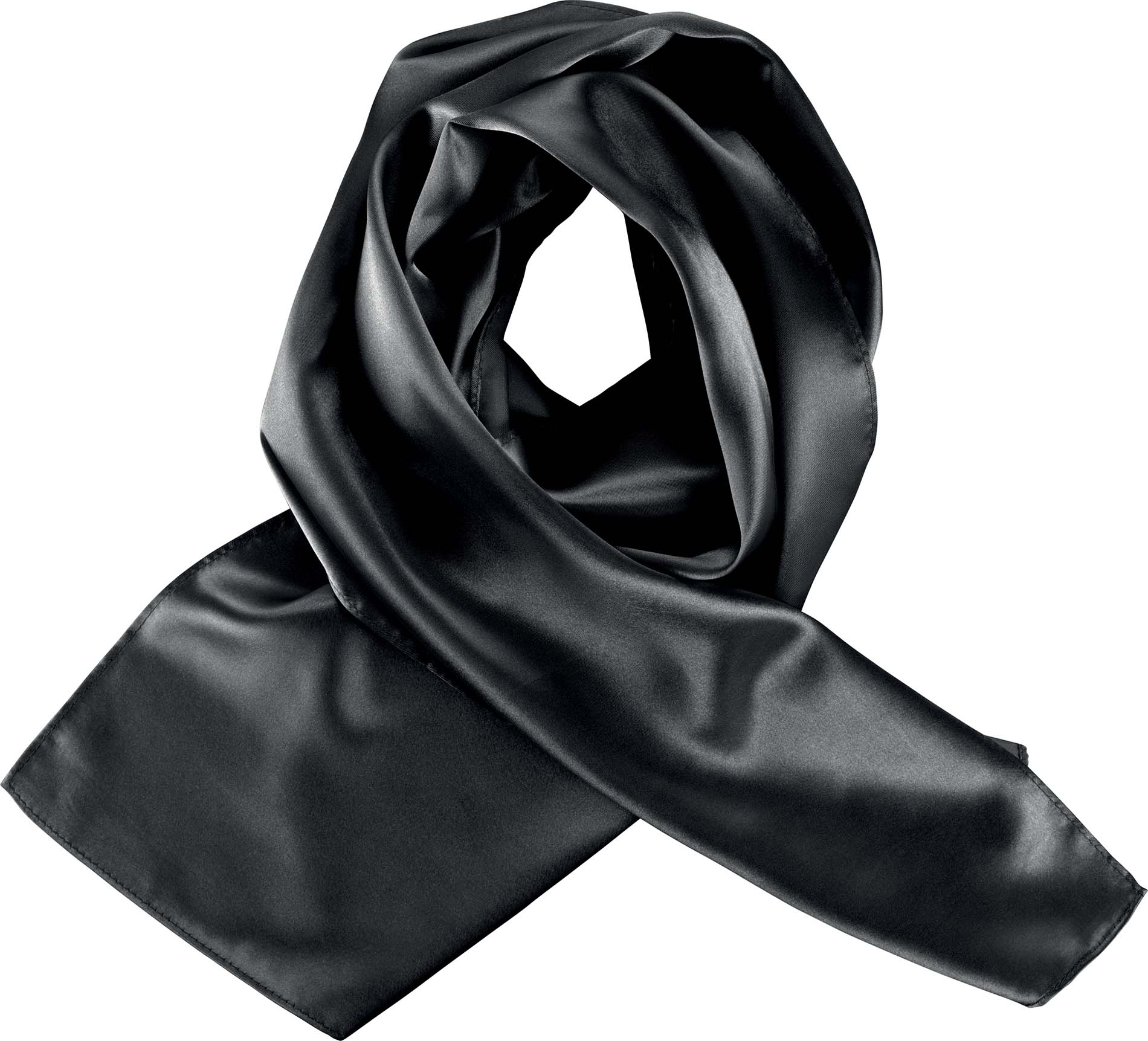 Foulard satiné K861 - Black