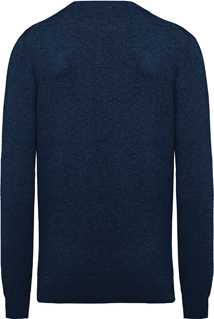 Pullover premium col V K982 - Navy Heather