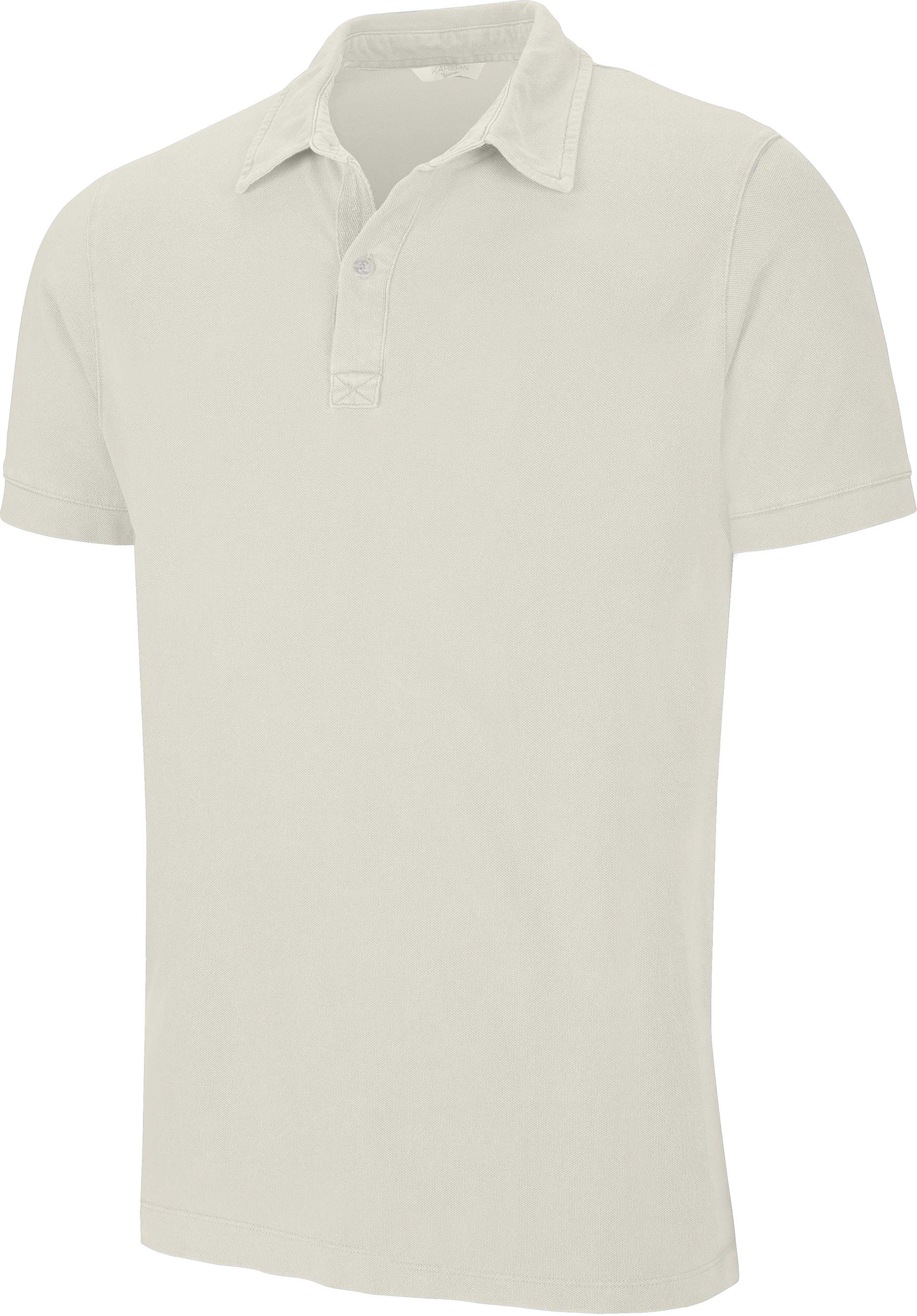 Polo homme manches courtes KV2205 - Vintage White