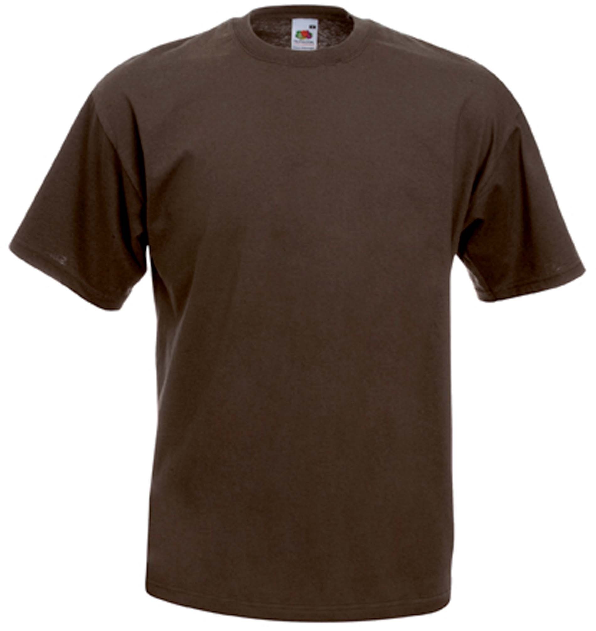 T-shirt homme manches courtes Valueweight SC221 - Chocolate