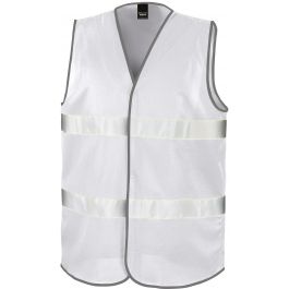 Gilet haute visibilité CORE R200XEV - White - gilets personnalisés :  Textile Direct