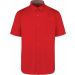 Chemise coton manches courtes Ariana III homme Red - L