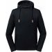 Sweat à capuche col montant Pure Organic Black - XS