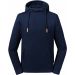 Sweat à capuche col montant Pure Organic French Navy - XXL