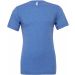 T-shirt homme triblend col rond BE3413 - True Royal Triblend