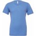 T-shirt homme triblend col V BE3415 - Blue Triblend