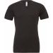 T-shirt homme triblend col V BE3415 - Charcoal - Black Triblend