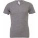 T-shirt homme triblend col V BE3415 - Grey Triblend