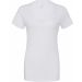 T-shirt femme col V profond BE6035 - White