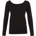 Sweat-shirt femme triblend BE7501 - Solid Black Triblend