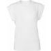 T-shirt femme Flowy à manches roulottées BE8804 - White