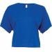 T-shirt femme silhouette boxy BE8881 - True Royal Blue