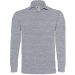 Polo homme manches longues heavymill HEAML - Heather Grey
