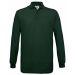 Polo homme manches longues Safran SAFML - Bottle Green