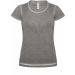 T-shirt femme DNM plug in TWD71 - Grey Clash