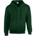 Sweat-shirt Heavy Blend™ Full Zip Hooded 18600 - Forest Green