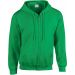 Sweat-shirt Heavy Blend™ Full Zip Hooded 18600 - Irish Green