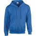 Sweat-shirt Heavy Blend™ Full Zip Hooded 18600 - Royal Blue