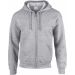 Sweat-shirt Heavy Blend™ Full Zip Hooded 18600 - Sport grey