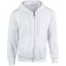 Sweat-shirt Heavy Blend™ Full Zip Hooded 18600 - White
