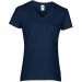 T-shirt Femme Col V Premium GI4100VL - Navy