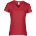 T-shirt Femme Col V Premium GI4100VL - Red