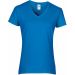 T-shirt Femme Col V Premium GI4100VL - Sapphire