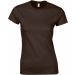 T-shirt femme col rond softstyle 6400L - Dark Chocolate