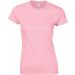 T-shirt femme col rond softstyle 6400L - Light Pink