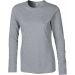 T-shirt femme manches longues Softstyle GI64400L - RS Sport Grey