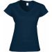 T-shirt femme col V Softstyle GI64V00L - Navy