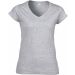 T-shirt femme col V Softstyle GI64V00L - RS Sport Grey