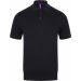 Polo tricot manches courtes H716 - Navy