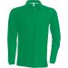 Polo homme manches longues K243 - Kelly Green