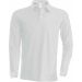Polo homme manches longues K243 - White