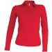 Polo femme manches longues K244 - Red