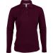 Polo femme manches longues K244 - Wine